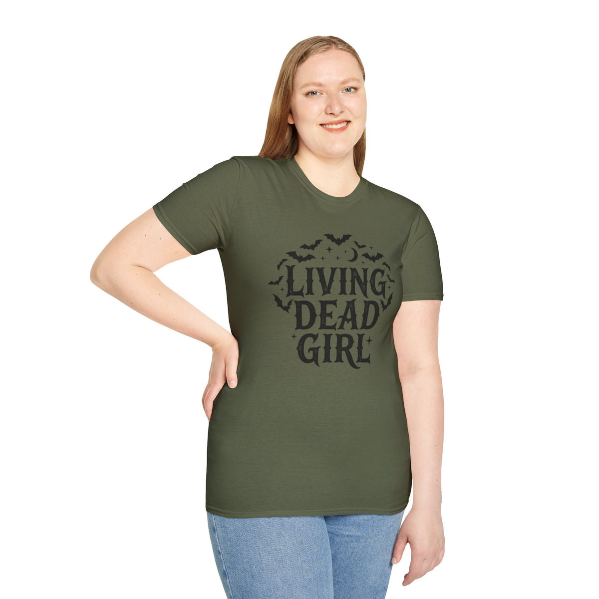 Living Dead Girl T-Shirt Gothic Halloween Bats Alternativee Goth Clothing