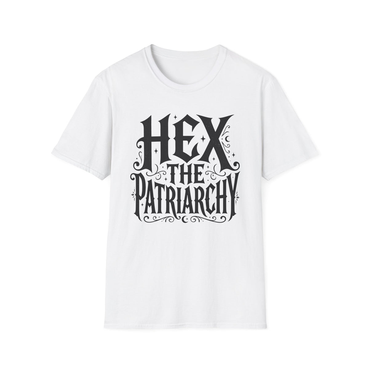 Hex the Patriarchy T-Shirt Feminist Witch Protest Shirt Tee Goth Clothing