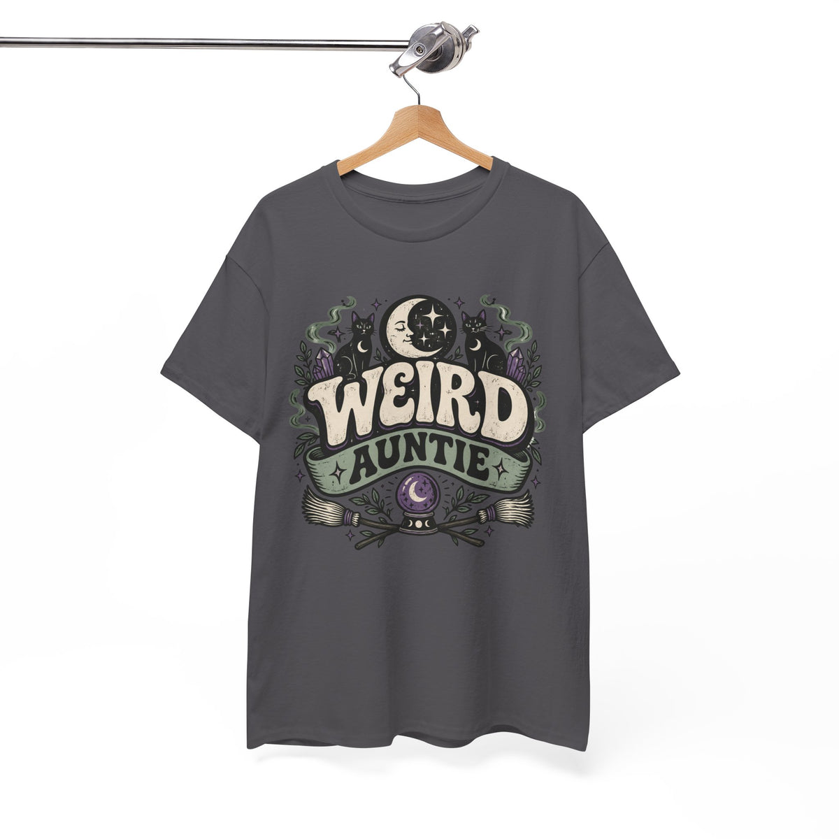 Weird Auntie Occult Graphic T-Shirt Witchy Goth Alternative Clothing