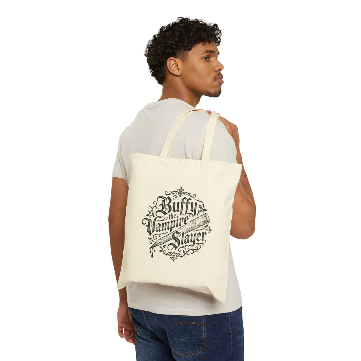 Buffy the Vampire Slayer Tote Bag Horror Halloween Goth