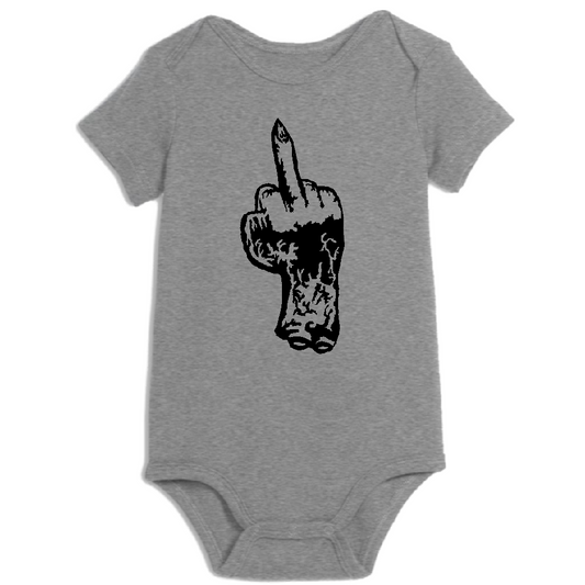 Zombie Middle Finger Childrens Bodysuit Newborn 24 Months Horror Halloween