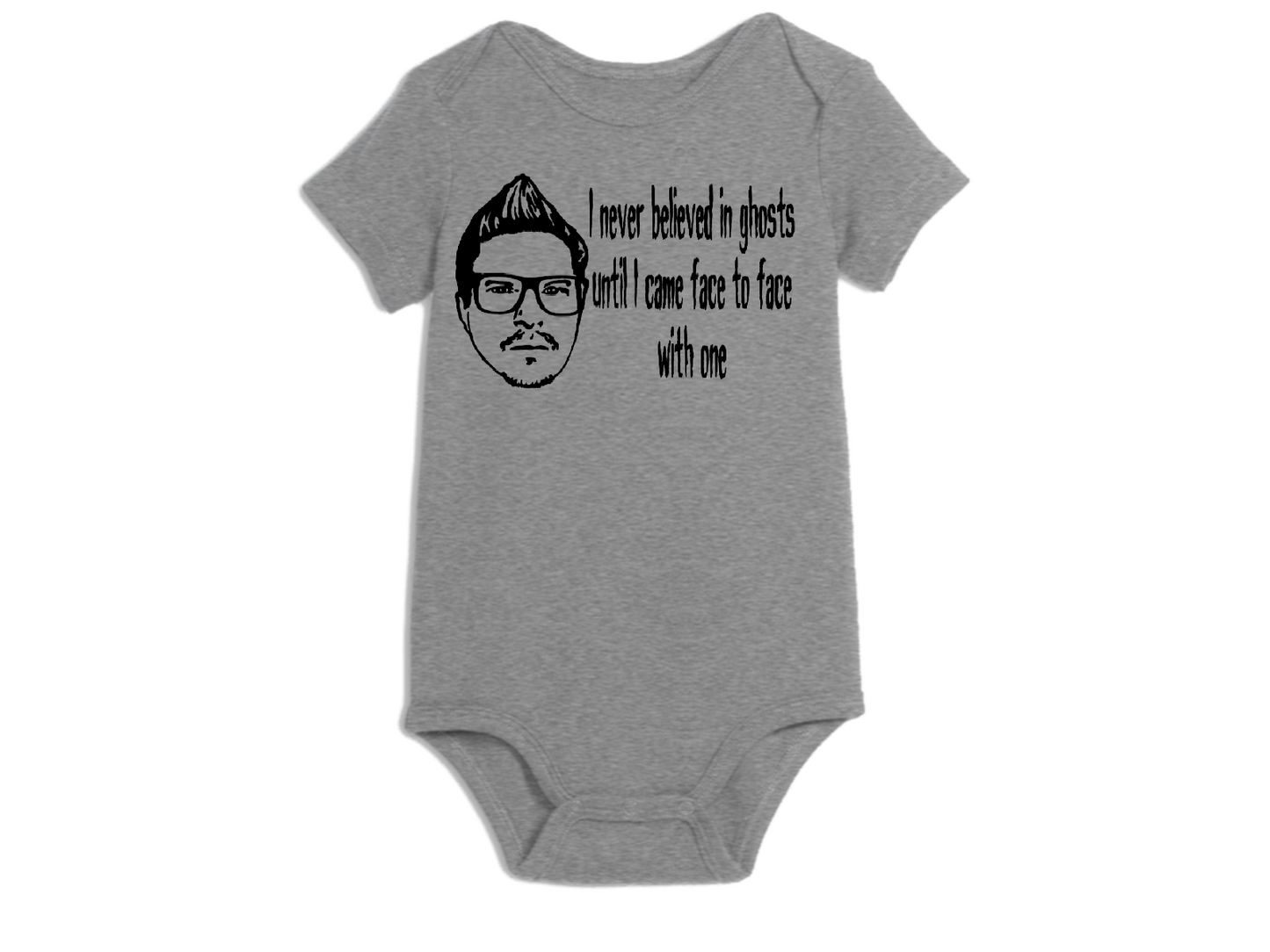 Believe Ghost Adventures Childrens Bodysuit Newborn 24 Months Horror Halloween