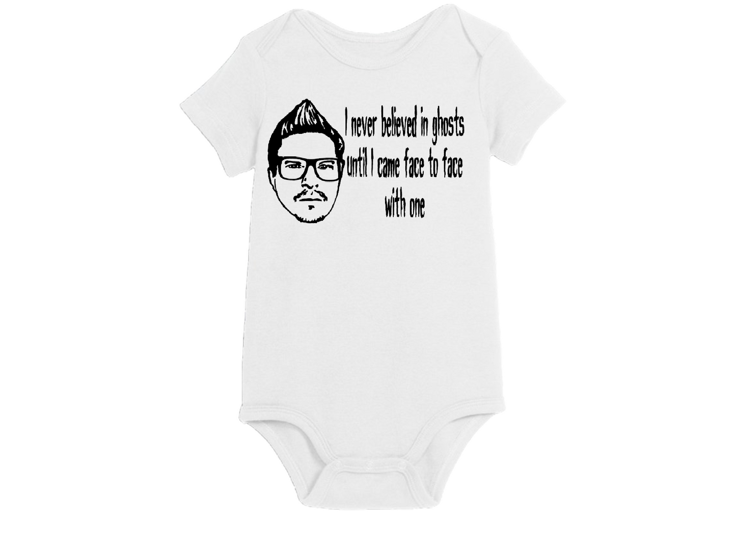 Believe Ghost Adventures Childrens Bodysuit Newborn 24 Months Horror Halloween