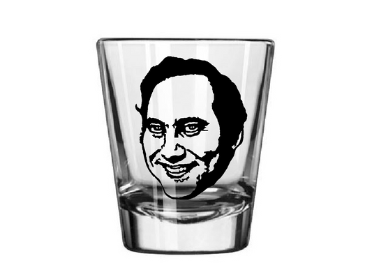 David Berkowitz True Crime Shot Glass Barware Horror Halloween Metaphysical