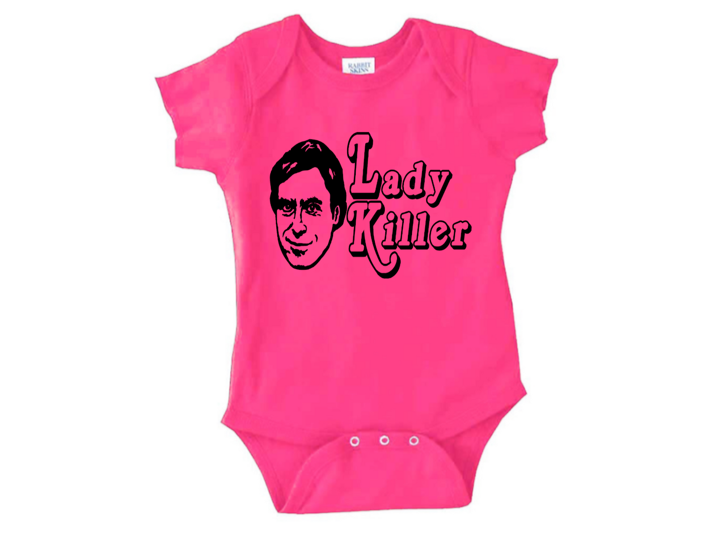 Ted Bundy Lady Killer Zodiac True Crime Childrens Bodysuit Newborn 24 Months Horror Halloween