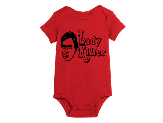 Ted Bundy Lady Killer Zodiac True Crime Childrens Bodysuit Newborn 24 Months Horror Halloween