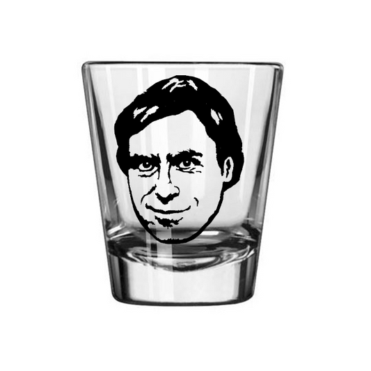 Ted Bundy True Crime Shot Glass Barware Horror Halloween Metaphysical