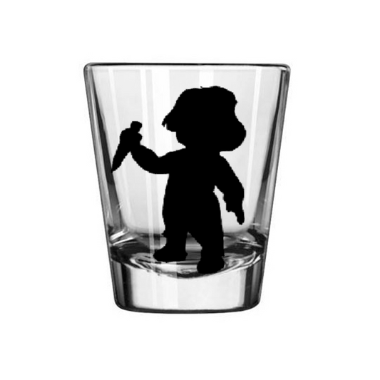 Chucky Child's Play Shot Glass Barware Horror Halloween Metaphysical