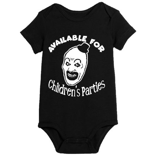 Terrifier Art the Clown Parties Childrens Bodysuit Newborn 24 Months Horror Halloween