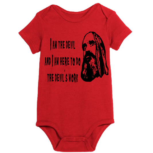 Otis Devils Work Devils Rejects Childrens Bodysuit Newborn 24 Months Horror Halloween