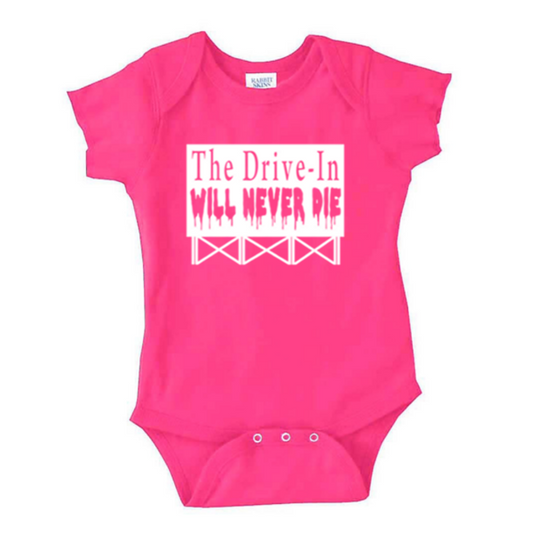 Drive in Never Die Joe Bob Briggs Childrens Bodysuit Newborn 24 Months Horror Halloween