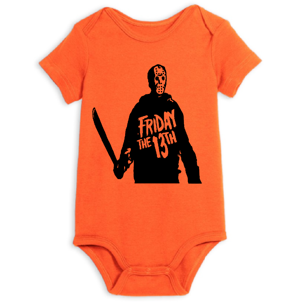 Jason Vorhees Friday the 13th Childrens Bodysuit Newborn 24 Months Horror Halloween