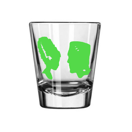 Bride Frankenstein Universal Monsters Shot Glass Barware Horror Halloween Metaphysical