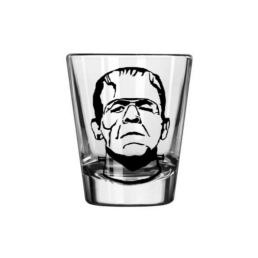 Frankenstein Universal Monsters Shot Glass Barware Horror Halloween Metaphysical