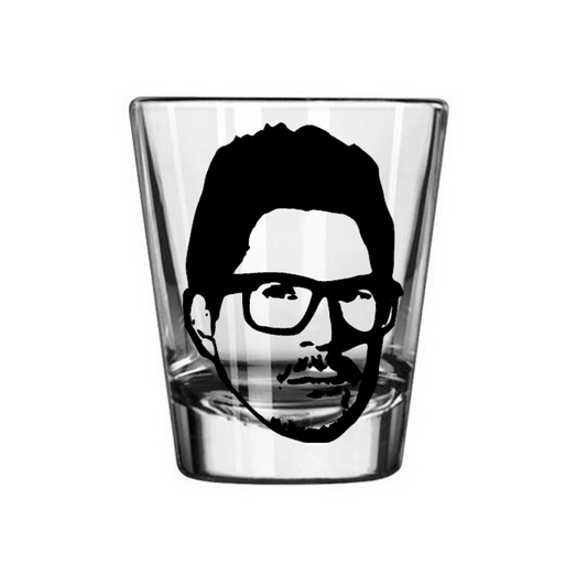 Zak Bagans Ghost Adventures Shot Glass Barware Horror Halloween Metaphysical