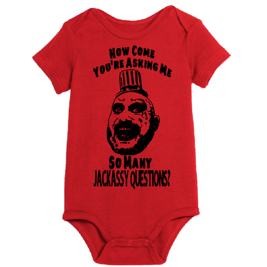 Captain Spaulding Jackassy House 1000 Corpses Childrens Bodysuit Newborn 24 Months Horror Halloween