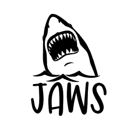 Jaws Vinyl Decal Sticker Halloween Horror Metaphysical