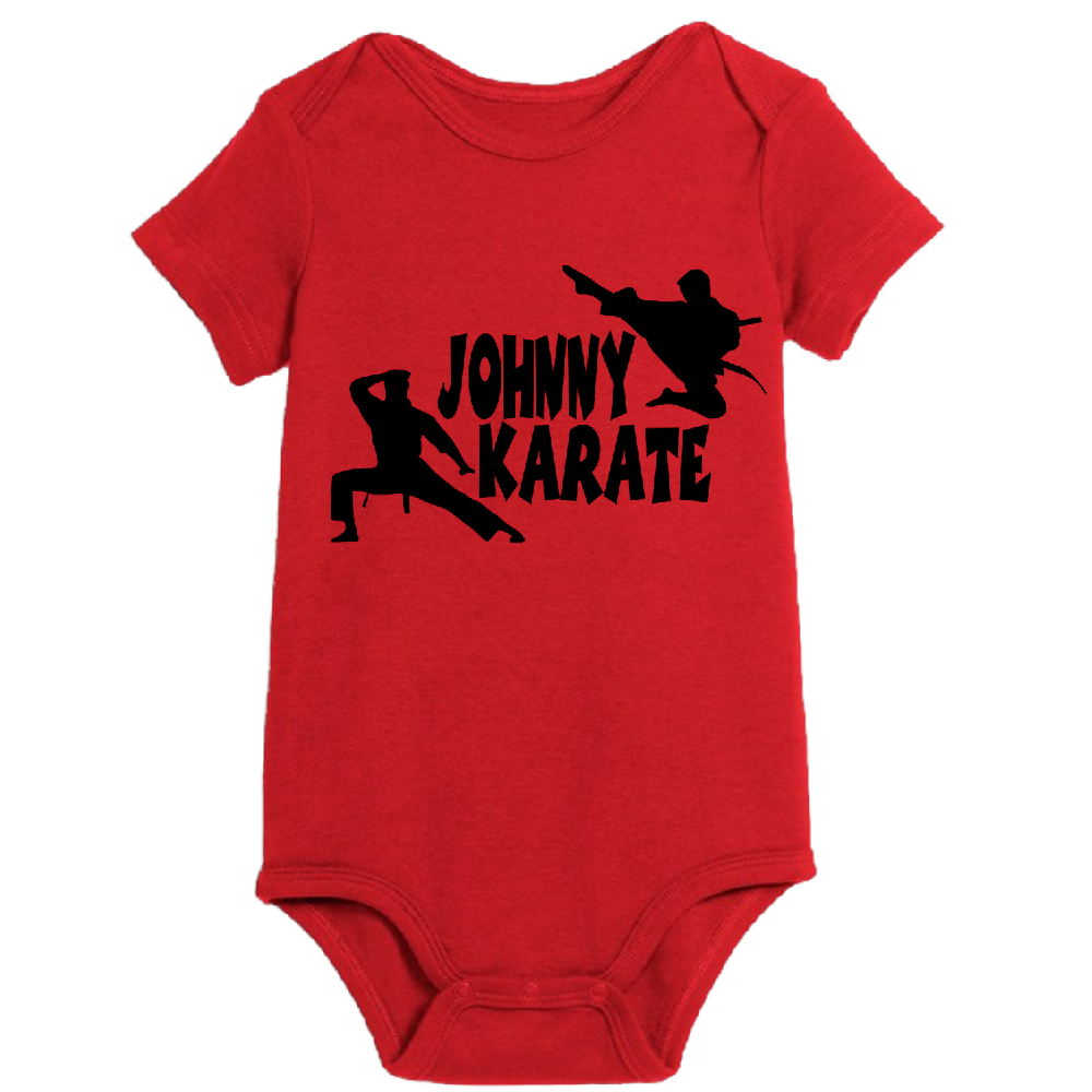 Parks Rec Johnny Karate Childrens Bodysuit Newborn 24 Months Horror Halloween