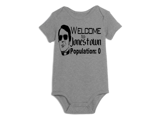 Jonestown Jim Jones True Crime Childrens Bodysuit Newborn 24 Months Horror Halloween