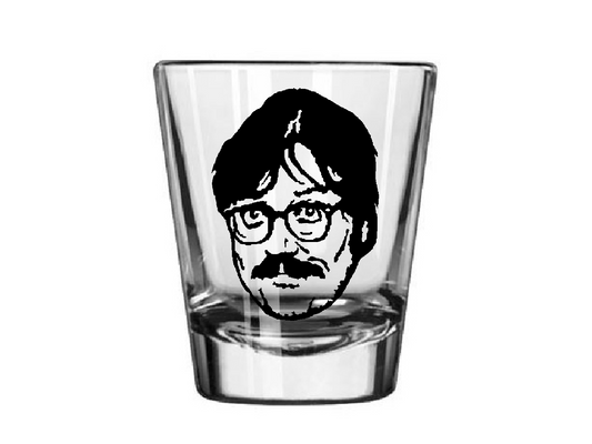 Edmund Kemper True Crime Shot Glass Barware Horror Halloween Metaphysical