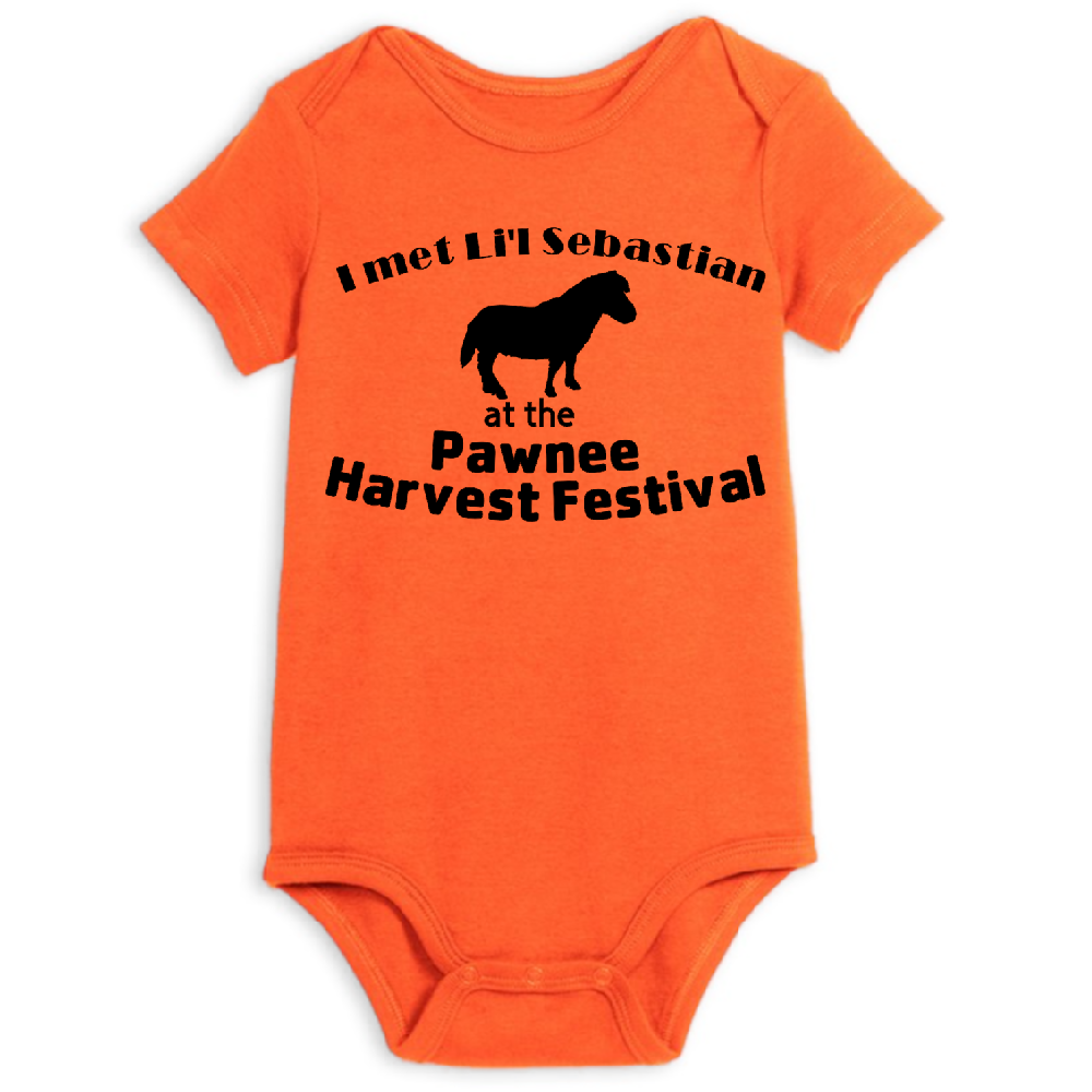 Parks Rec Pawnee Lil Sebastion Childrens Bodysuit Newborn 24 Months Horror Halloween