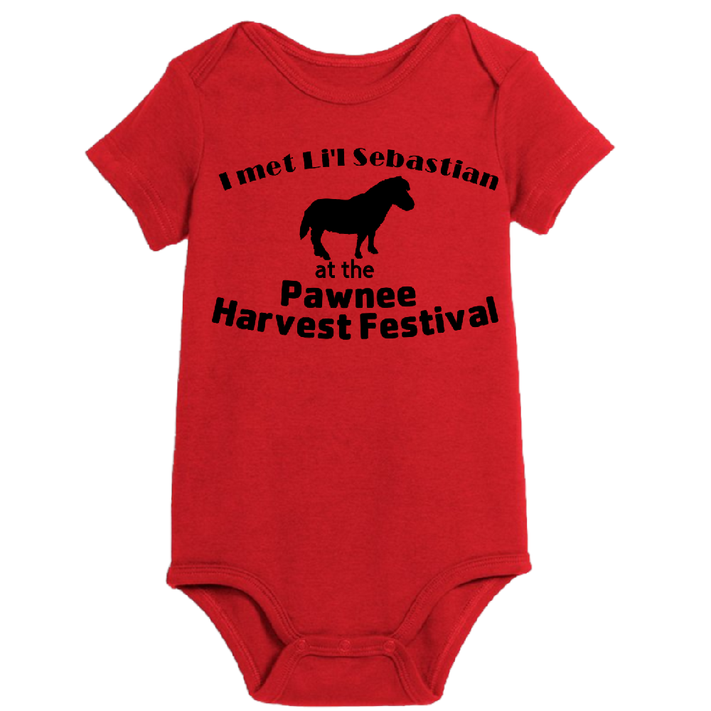 Parks Rec Pawnee Lil Sebastion Childrens Bodysuit Newborn 24 Months Horror Halloween