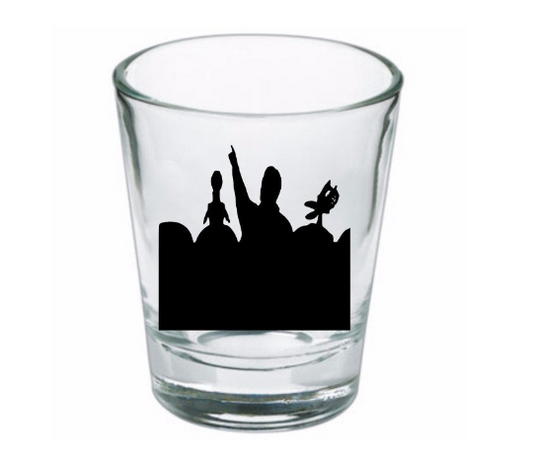 Mystery Science Theater 3000 MST3K Shot Glass Barware Horror Halloween Metaphysical