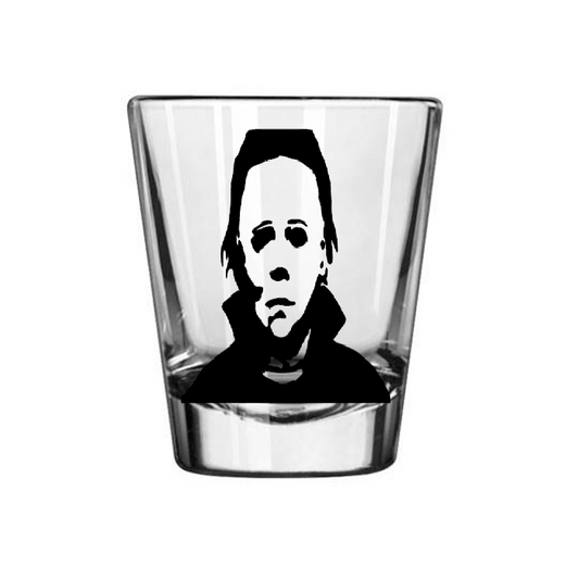 Michael Myers Halloween Shot Glass Barware Horror Halloween Metaphysical