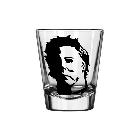 Michael Myers Halloween Shot Glass Barware Horror Halloween Metaphysical