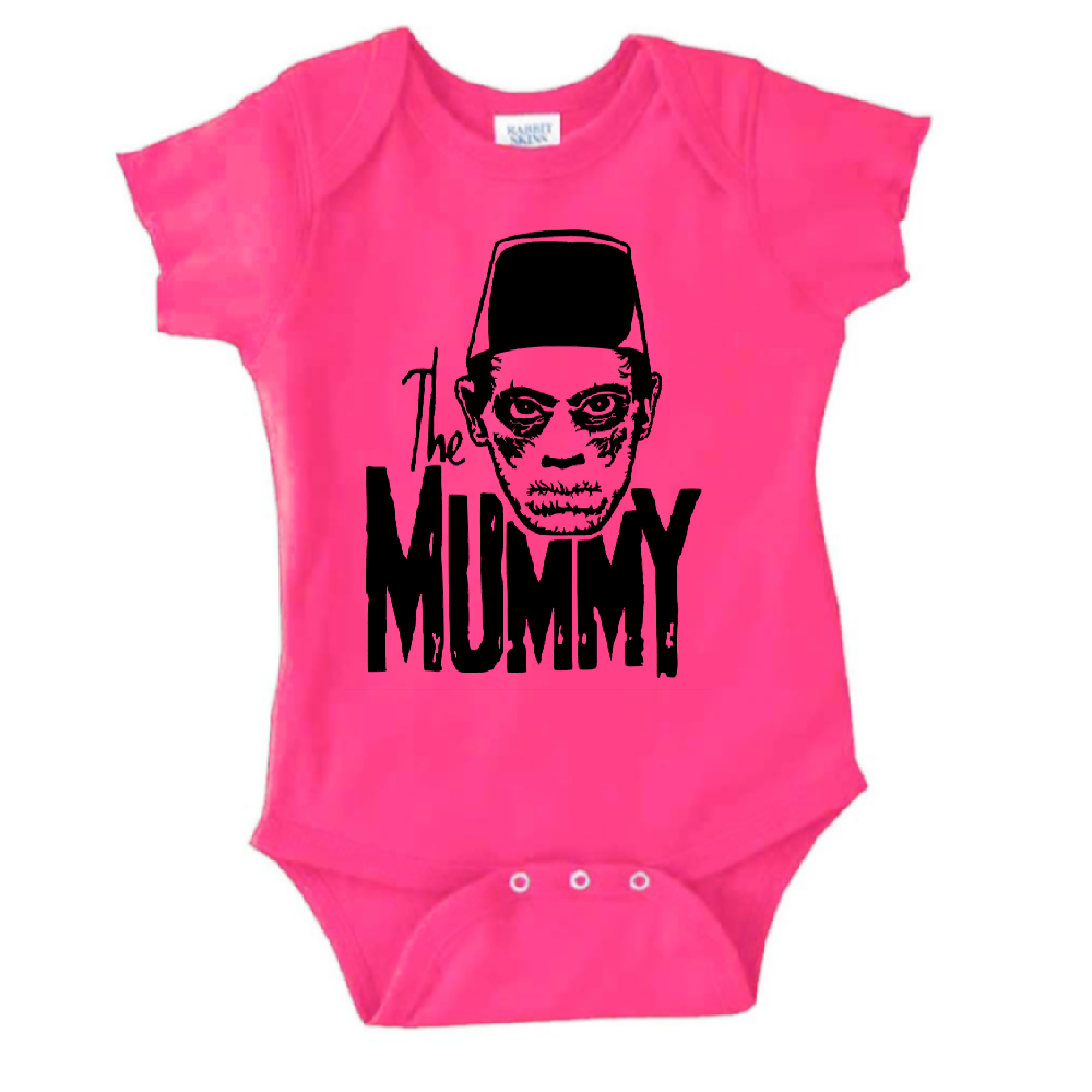 The Mummy Universal Monsters Childrens Bodysuit Newborn 24 Months Horror Halloween