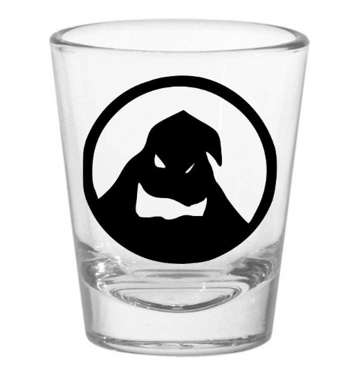 Oogy Nightmare Before Christmas Shot Glass Barware Horror Halloween Metaphysical