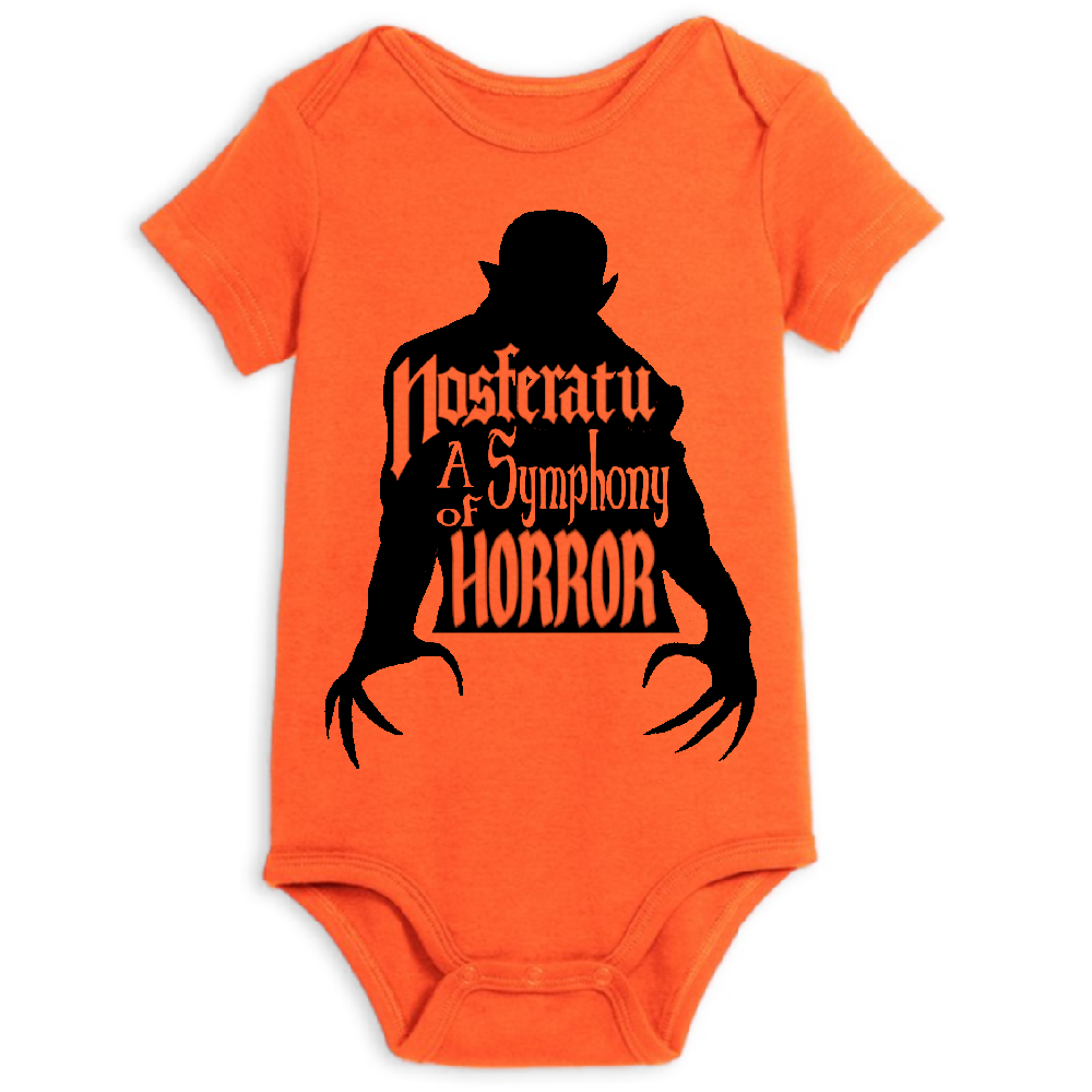 Nosferatu Universal Monsters Childrens Bodysuit Newborn 24 Months Horror Halloween