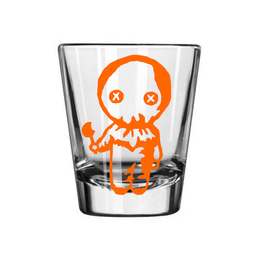 Sam Trick 'r Treat Shot Glass Barware Horror Halloween Metaphysical