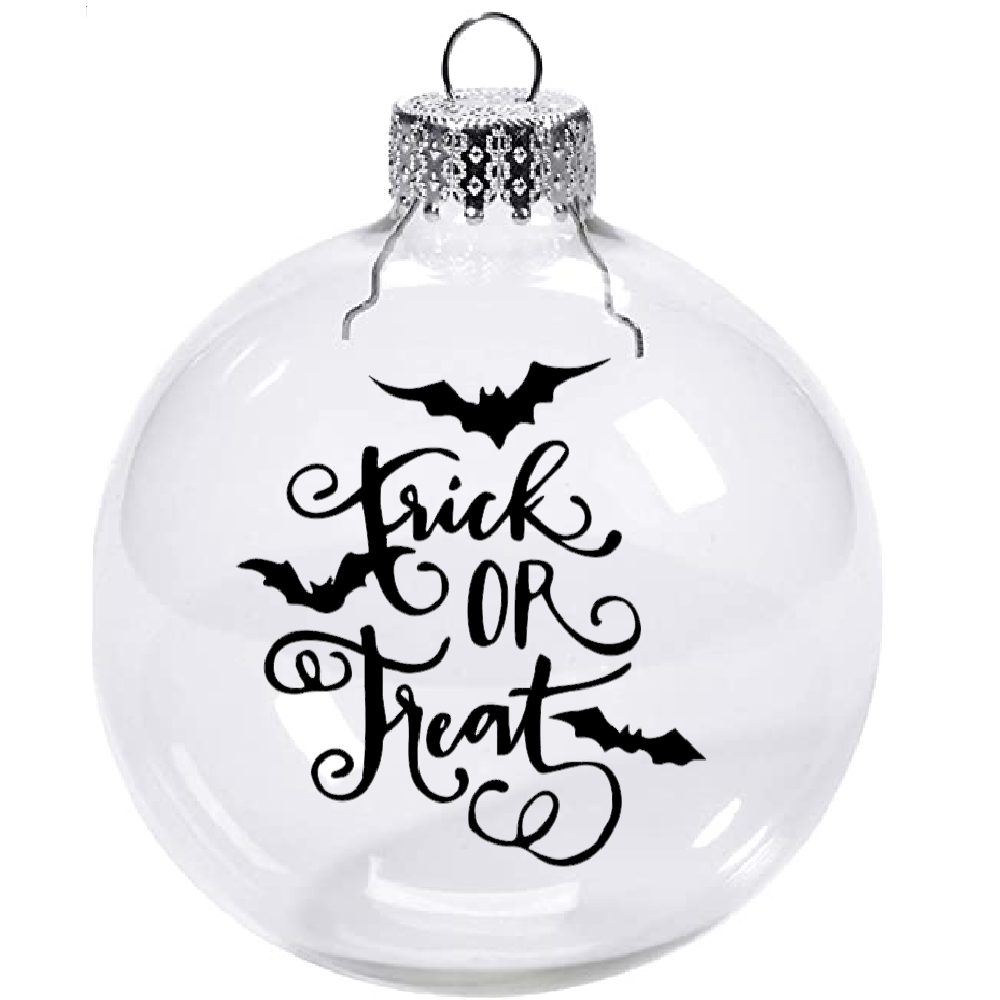 Trick r Treat Clear Christmas Ornament Shatterproof Horror Halloween Metaphysical