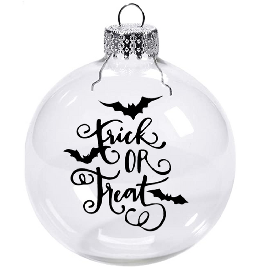 Trick r Treat Clear Christmas Ornament Shatterproof Horror Halloween Metaphysical