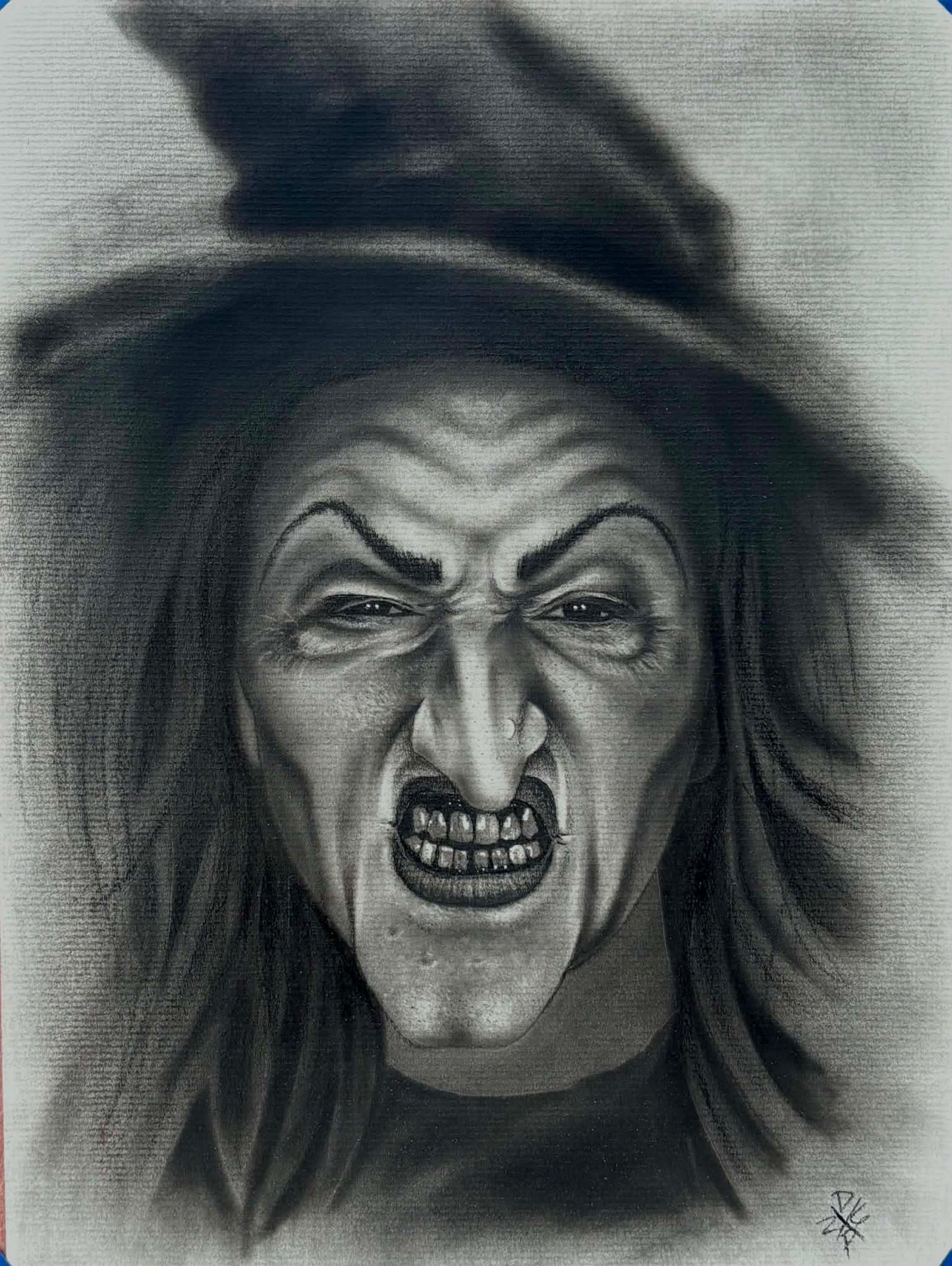 ORIGINAL Witch of the Woods Art Print Horror Wall Hanging Home Decor