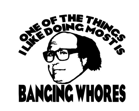Frank Banging Always Sunny Philadelphia Vinyl Decal Sticker Halloween Horror