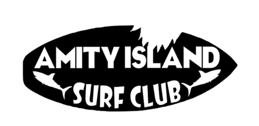 Jaws Amity Island Surf Club Vinyl Decal Sticker Halloween Horror Metaphysical