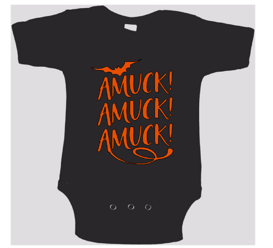 Amuck Hocus Pocus Childrens Bodysuit Newborn 24 Months Horror Halloween