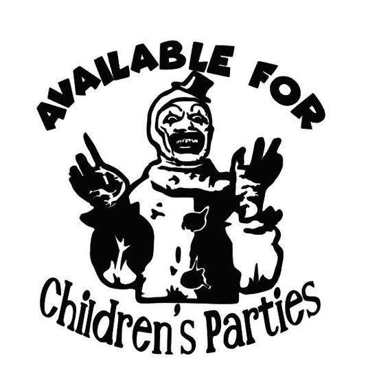 Art the Clown Terrifier Vinyl Decal Sticker Halloween Horror Metaphysical
