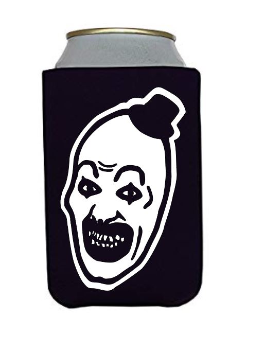 Art the Clown Terrifier Koozie Can Cooler Holder Horror True Crime Oddity Witchcraft