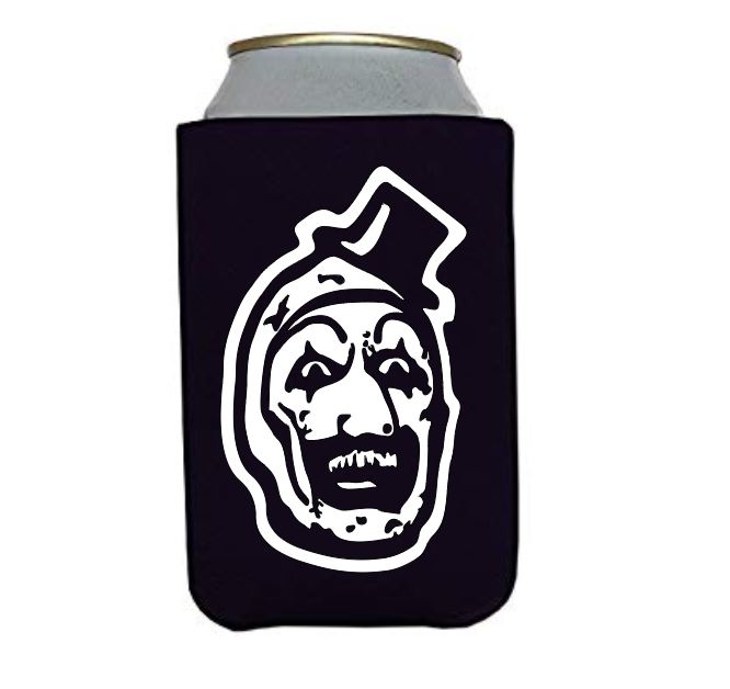 Art the Clown Terrifier Koozie Can Cooler Holder Horror True Crime Oddity Witchcraft