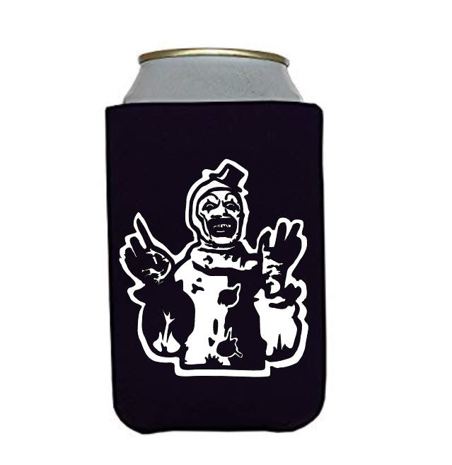 Art the Clown Terrifier Koozie Can Cooler Holder Horror True Crime Oddity Witchcraft