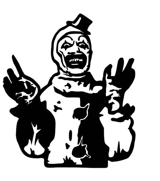 Art the Clown Terrifier Vinyl Decal Sticker Halloween Horror Metaphysical