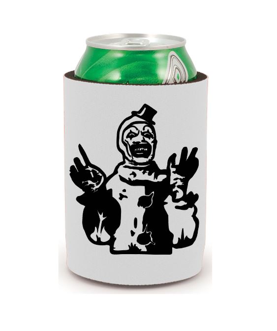 Art the Clown Terrifier Koozie Can Cooler Holder Horror True Crime Oddity Witchcraft
