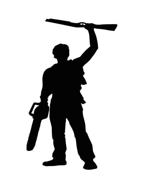 Evil Dead Ash Boomstick Vinyl Decal Sticker Halloween Horror Metaphysical