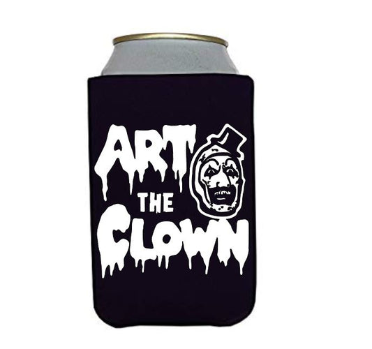Art the Clown Terrifier Koozie Can Cooler Holder Horror True Crime Oddity Witchcraft