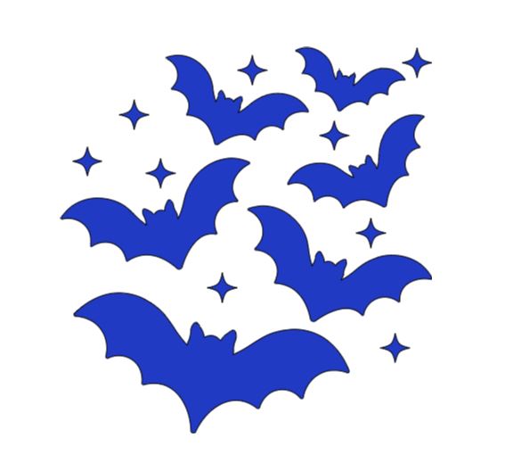Group of Bats Vinyl Decal Sticker Halloween Horror Metaphysical Witchy