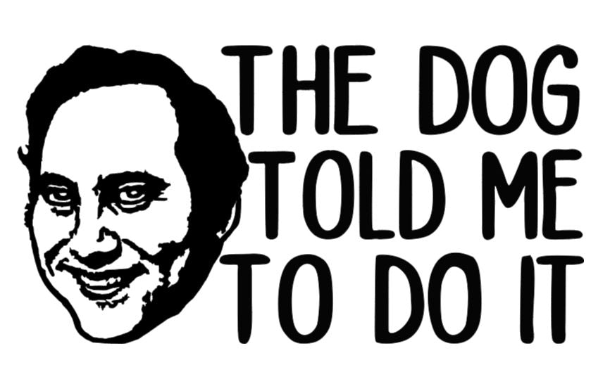 David Berkowitz Dog True Crime Vinyl Decal Sticker Halloween Horror Metaphysical