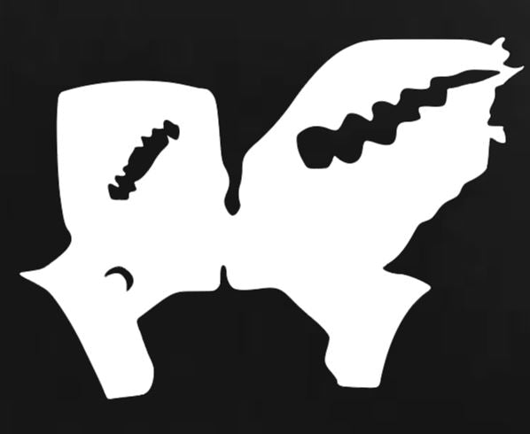 Bride Frankenstein Universal Vinyl Decal Sticker Halloween Horror Metaphysical